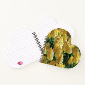 Gelbe Tulips Notizblock (Innenseite)