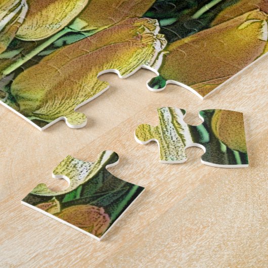 Gelbe Tulips Puzzle (Seite)