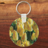 Gelbe Tulips Schlüsselanhänger (Rückseite)