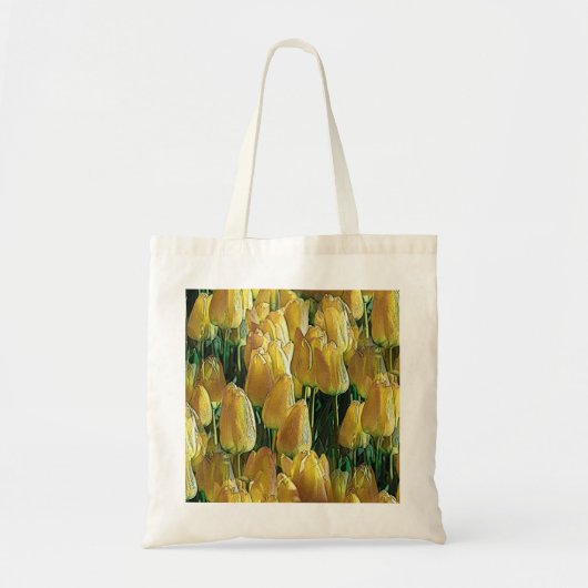 Gelbe Tulips Tragetasche (Vorne)