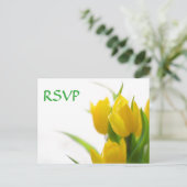 Gelbe Tulips - UAWG Postkarte (Stehend Vorderseite)