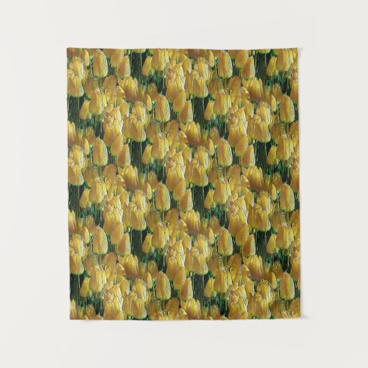 Gelbe Tulips Wandteppich (Vorderseite)