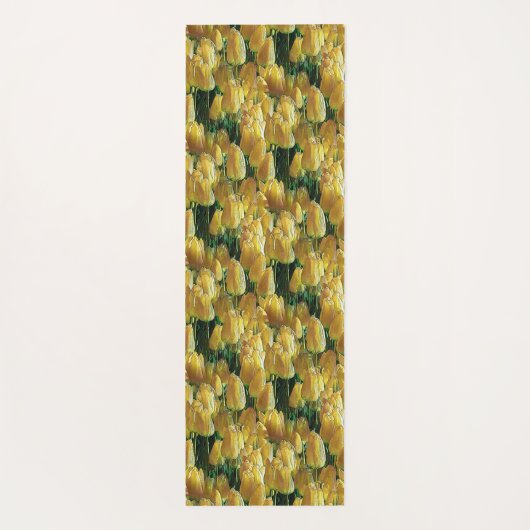 Gelbe Tulips Yogamatte (Rückseite)