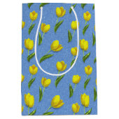 Gelbe Tulissen Mittlere Geschenktüte (Vorderseite)