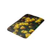 Gelbe Tulpe-Blume Badematte (Schrägansicht)