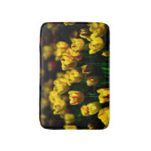 Gelbe Tulpe-Blume Badematte (Vorderseite Vertikal)