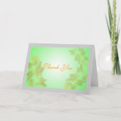 Gelbe Tulpe Blume danke (Vorderseite)