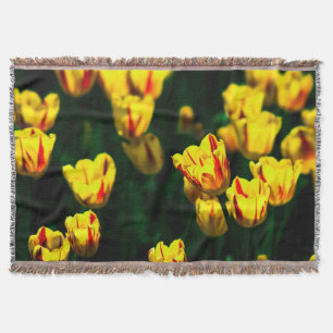 Gelbe Tulpe-Blume Decke