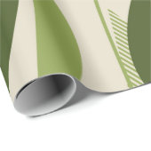 Gelbe Tulpe-Blume Geschenkpapier (Rolleneckpunkt)