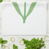 Gelbe Tulpe-Blume Geschirrtuch (Gefaltet)