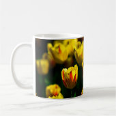 Gelbe Tulpe-Blume Kaffeetasse (Links)