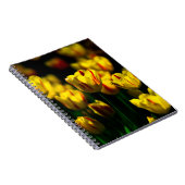 Gelbe Tulpe-Blume Notizblock (Rechte Seite)