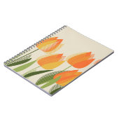 Gelbe Tulpe-Blume Notizblock (Linke Seite)