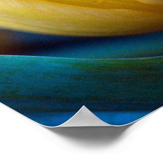 Gelbe Tulpe-Blume-Poster Poster (Ecke)