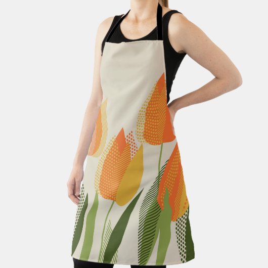 Gelbe Tulpe-Blume Schürze (InSitu)