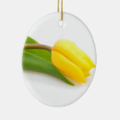 Gelbe Tulpe Keramik Ornament (Rechts)