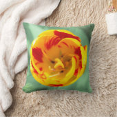 Gelbe Tulpe, Kissen (Decke)