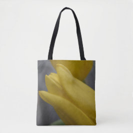 Gelbe Tulpe – Tote-Tasche mit kühner botanischer K Tasche