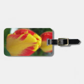 Gelbe Tulpen Gepäckanhänger (Vorderseite horizontal)