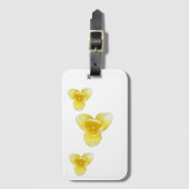 Gelbe Tulpen Gepäckanhänger (Vorderseite Vertikal)
