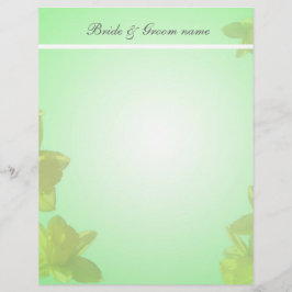 gelbe Tulpen. Hochzeitsankündigung,