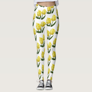 Gelbe Tulpen Legging Leggings