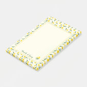 Gelbe Tulpen Post-it Klebezettel (angewinkelt)