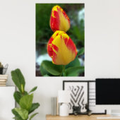Gelbe Tulpen Poster (Heimbüro)
