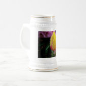 Gelbe Tulpen, Regentropfen Bierglas (Vorderseite Links)