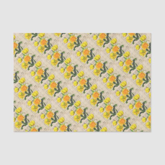 Gelbe Tulpen Seidenpapier (Vorderseite)