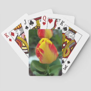 Gelbe Tulpen Spielkarten