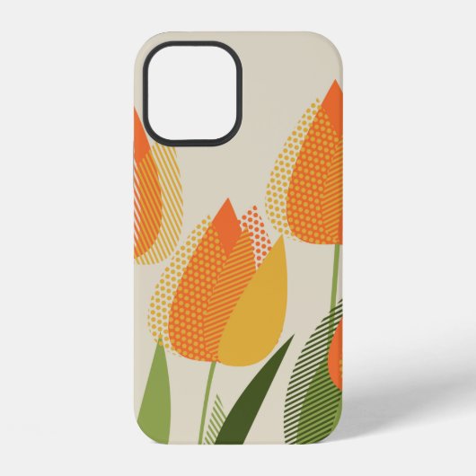 Gelbe Tulpenblume iPhone Hülle (Rückseite)
