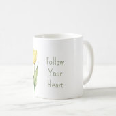 Gelbe Tulpenblume   Kaffeetasse (VorderseiteRechts)