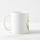 Gelbe Tulpenblume   Kaffeetasse (Links)