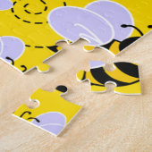Gelbe u. schwarze Hummel-Biene Puzzle (Seite)