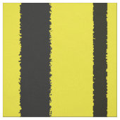 Gelbe u. schwarze Hummel-Bienen-Farbe Stripes Stoff (Muster)