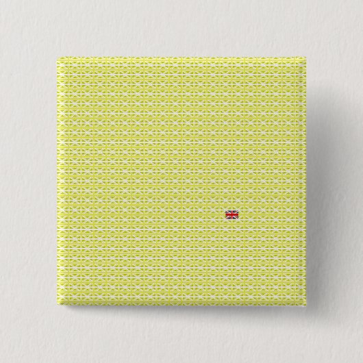 Gelbe UK Gewerkschaft Jacke & ungerade Button (Vorderseite)