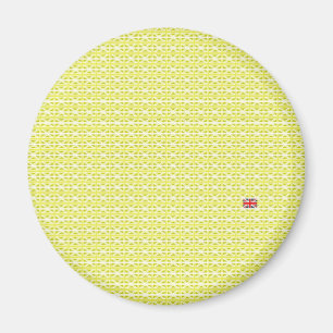 Gelbe UK Gewerkschaft Jacke & ungerade Magnet