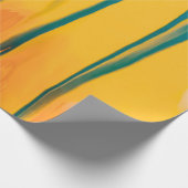 GELBE UND BLAUE BEKLEIDUNG GESCHENKPAPIER (Ecke)