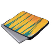 GELBE UND BLAUE BEKLEIDUNG LAPTOPSCHUTZHÜLLE (Vorne Knopf)