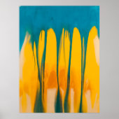 Gelbe und blaue Bekleidung Poster (Vorne)