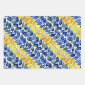 Gelbe und blaue Blätter (Vorderseite 3)