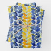 Gelbe und blaue Blätter (Beispiel)