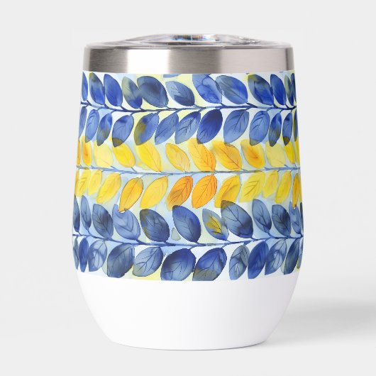 Gelbe und blaue Blätter (Vorderseite)