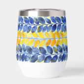 Gelbe und blaue Blätter (Rückseite)