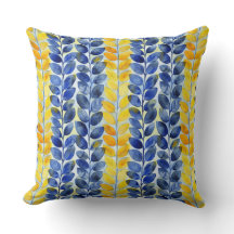 Gelbe und blaue Blätter