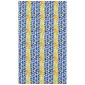 Gelbe und blaue Blätter Tischdecke (Vorderseite)