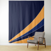 Gelbe und blaue Form Wandteppich (Beispiel)