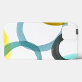 Gelbe und blaue Kreise miteinander schließen Case-Mate iPhone Hülle (Rückseite (Horizontal))
