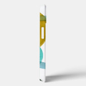 Gelbe und blaue Kreise miteinander schließen Case-Mate iPhone Hülle (Rückseite / Rechts)